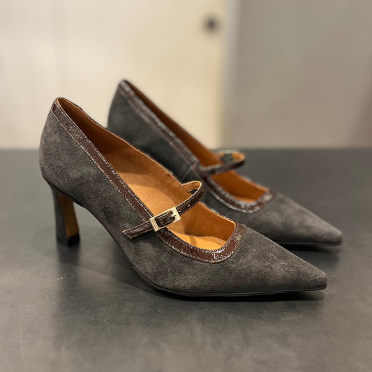 ARIANE Fog/Dark Brown