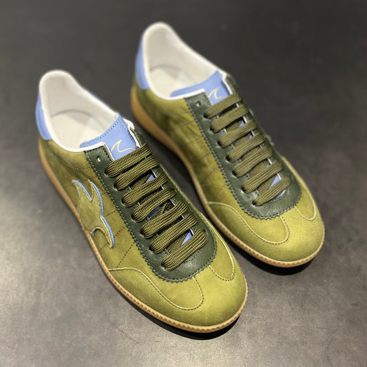 Sneaker Bean/Light Blue