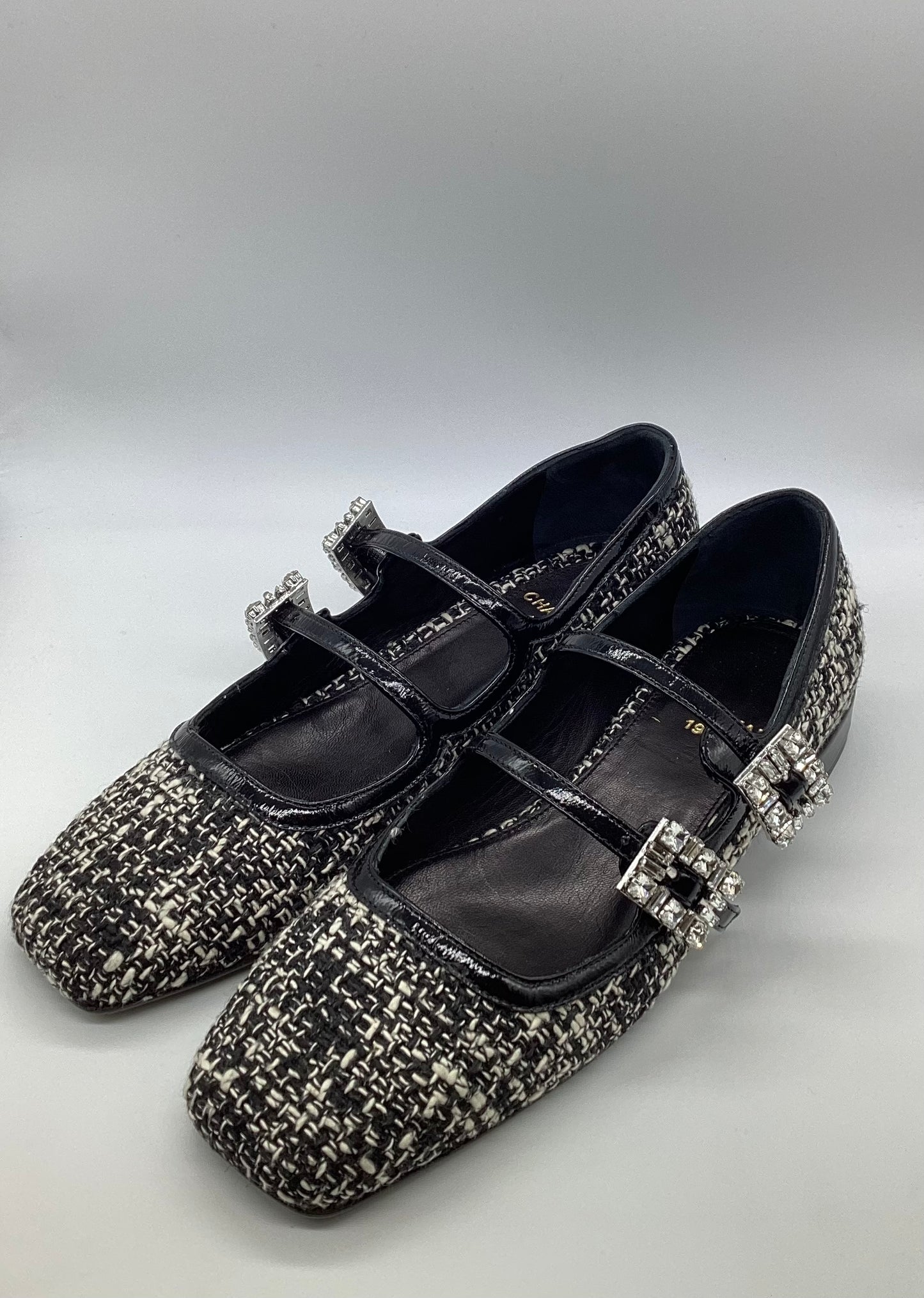 CHANTAL 2439 TWEED MÉLANGE NERO