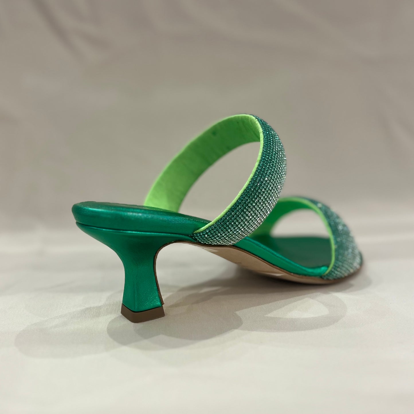 Sandalo Glitter Verde