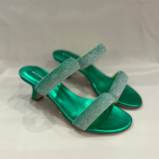 Sandalo Glitter Verde