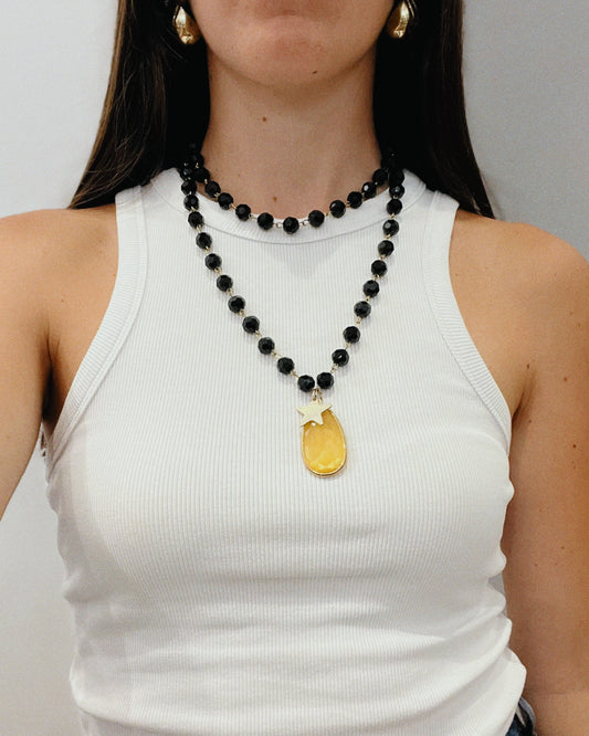 Collana Yellow Drop