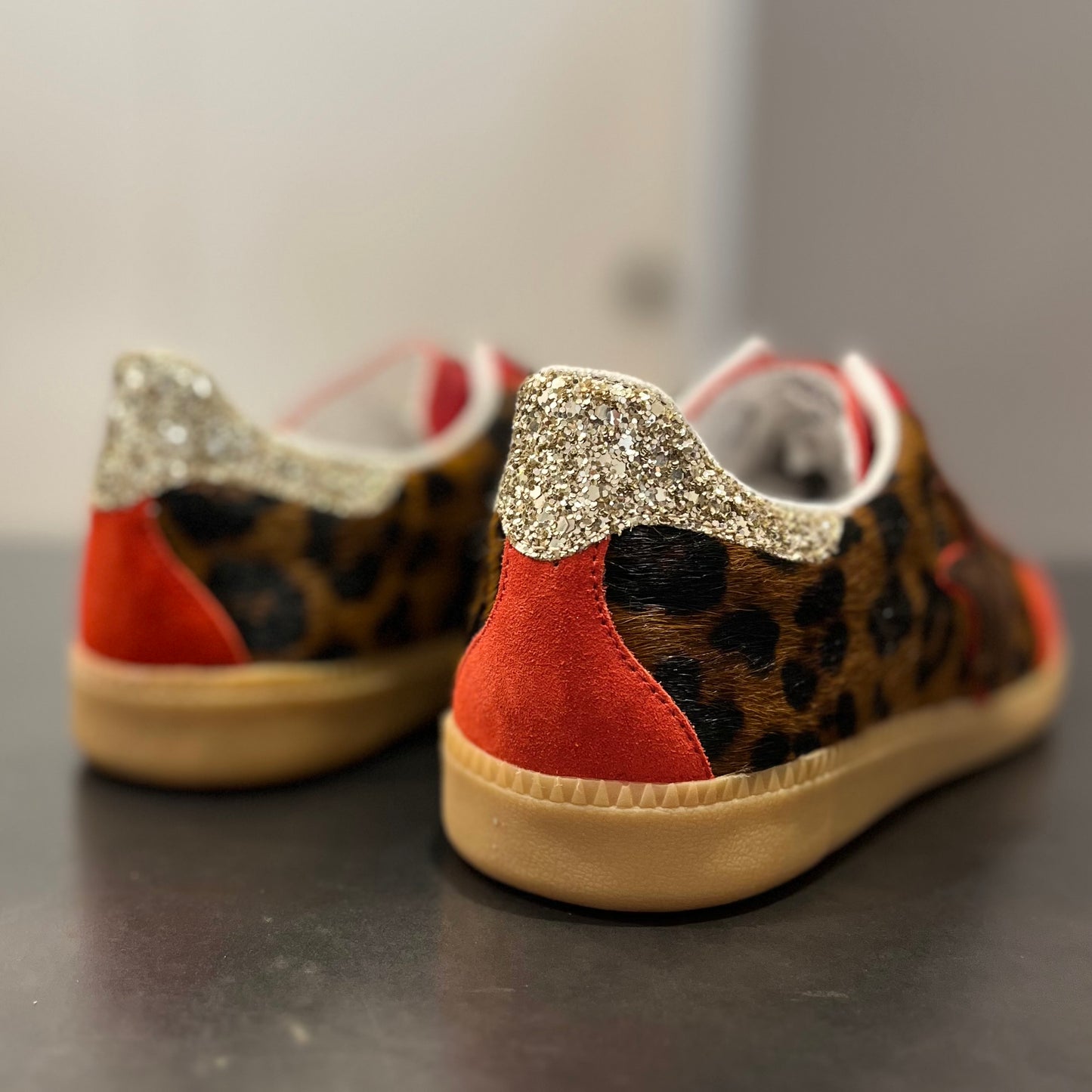 Sneaker Leopard/Glitter