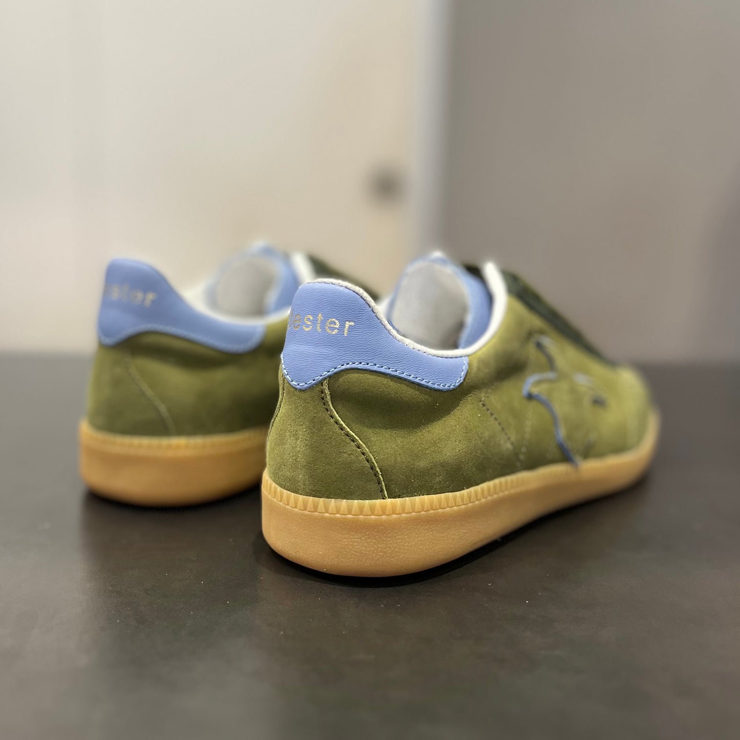 Sneaker Bean/Light Blue