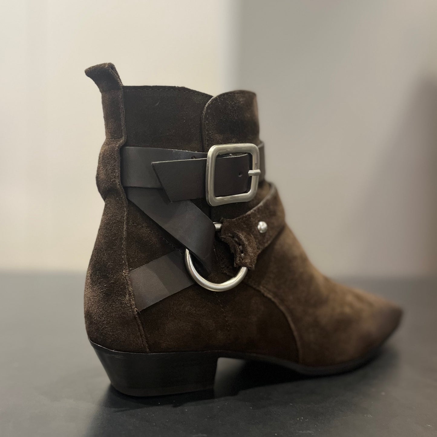Stivaletto Camoscio Peach